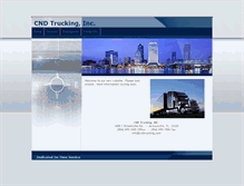 Tablet Screenshot of cndtrucking.com